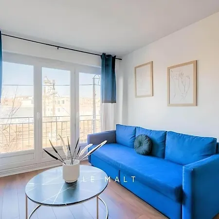 Apartment Le Malt - Centre - Orly - Proche Gare - Elegant A La Francaise *